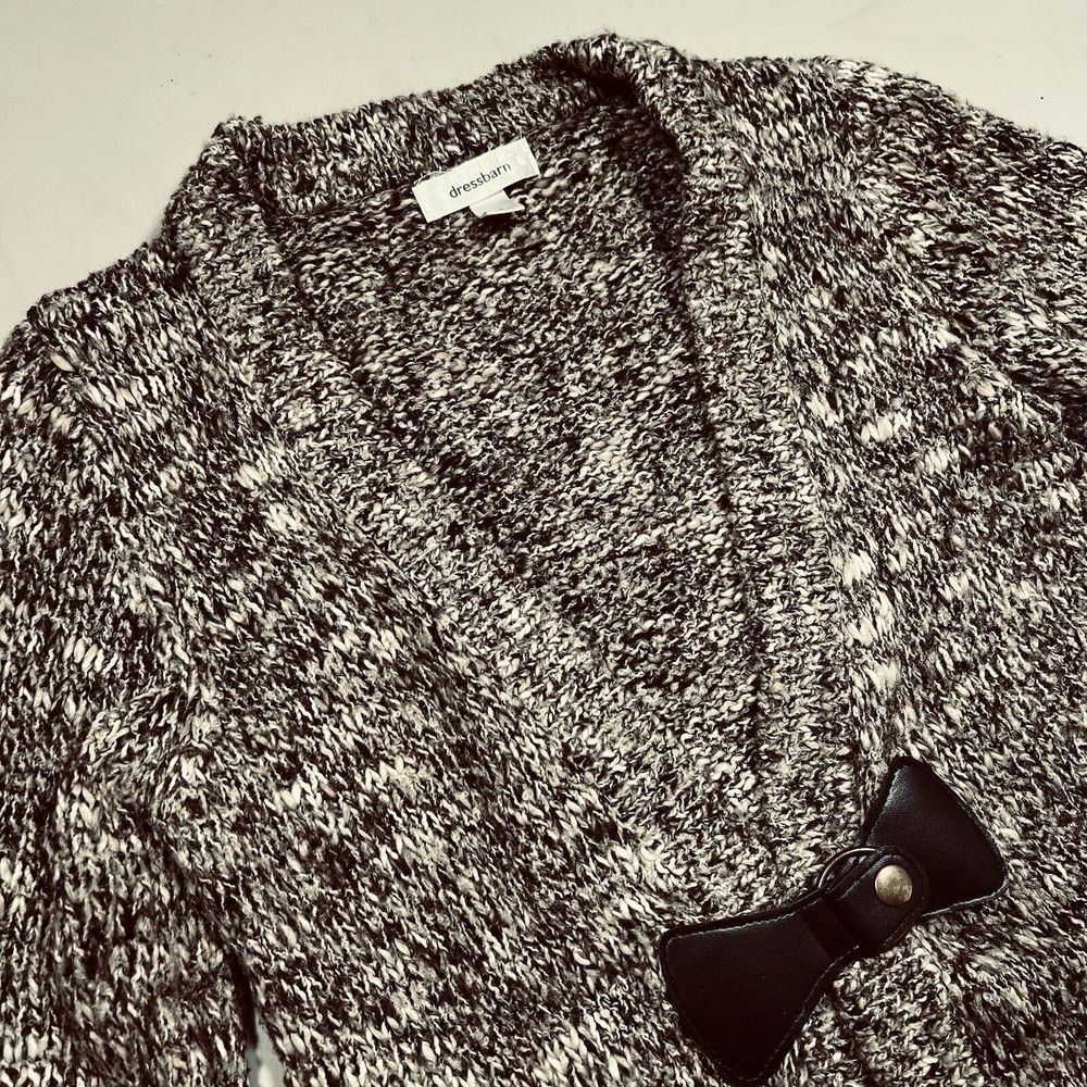 Wool Blend Brown Cardigan Sweater Medium‎ Snap Chunky Cottage Core Lagenlook Vtg
